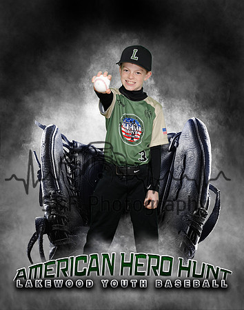 Baseball Softball Glove Individual Template