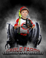 Baseball Softball Glove Individual Template