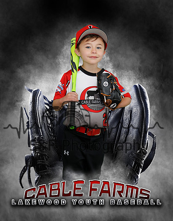 Baseball Softball Glove Individual Template