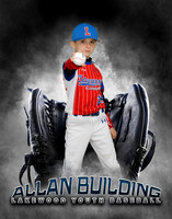 Baseball Softball Glove Individual Template