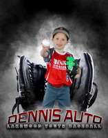 Baseball Softball Glove Individual Template