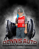 Baseball Softball Glove Individual Template