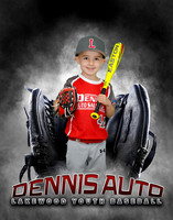 Baseball Softball Glove Individual Template