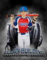 Baseball Softball Glove Individual Template