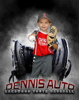 Baseball Softball Glove Individual Template