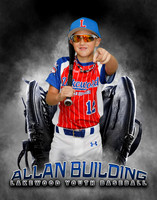 Baseball Softball Glove Individual Template