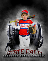 Baseball Softball Glove Individual Template