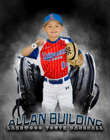 Baseball Softball Glove Individual Template