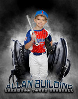 Baseball Softball Glove Individual Template