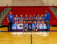 3/4 Grils Basketball