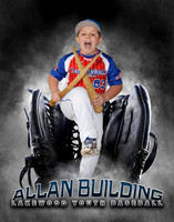 Baseball Softball Glove Individual Template