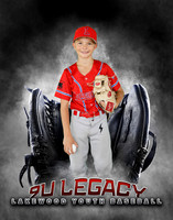 Baseball Softball Glove Individual Template