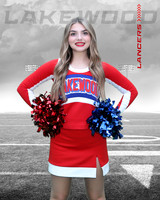White Out Football Individual Template