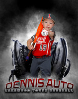 Baseball Softball Glove Individual Template