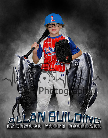 Baseball Softball Glove Individual Template