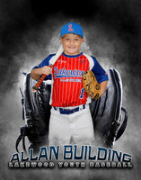 Baseball Softball Glove Individual Template