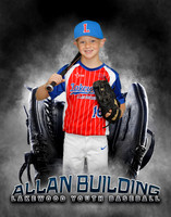 Baseball Softball Glove Individual Template