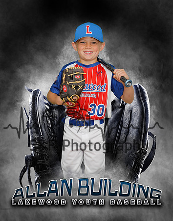 Baseball Softball Glove Individual Template