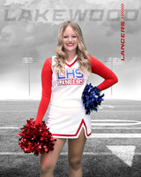 White Out Football Individual Template