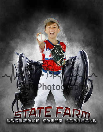 Baseball Softball Glove Individual Template