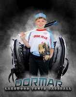Baseball Softball Glove Individual Template