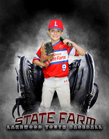 Baseball Softball Glove Individual Template
