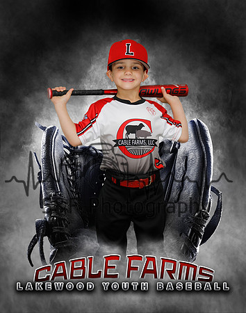 Baseball Softball Glove Individual Template