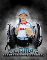 Baseball Softball Glove Individual Template