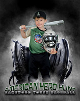 Baseball Softball Glove Individual Template