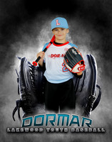 Baseball Softball Glove Individual Template