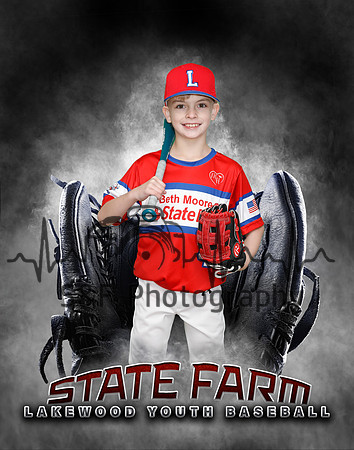 Baseball Softball Glove Individual Template