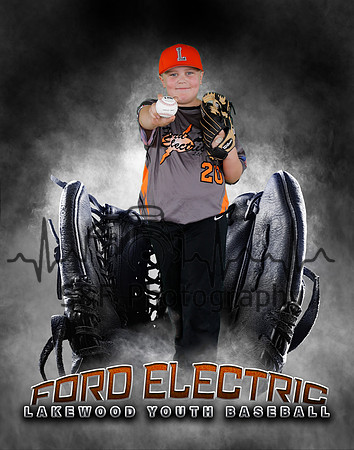 Baseball Softball Glove Individual Template
