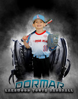 Baseball Softball Glove Individual Template