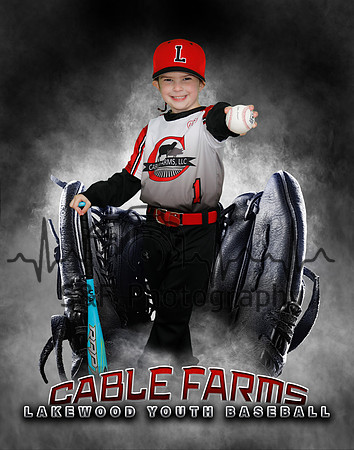 Baseball Softball Glove Individual Template