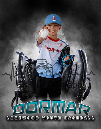 Baseball Softball Glove Individual Template