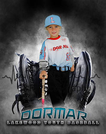 Baseball Softball Glove Individual Template