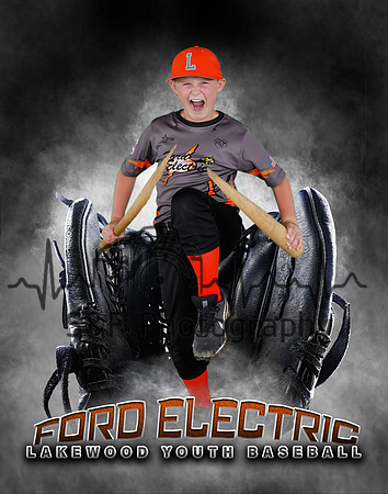 Baseball Softball Glove Individual Template