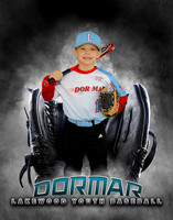 Baseball Softball Glove Individual Template