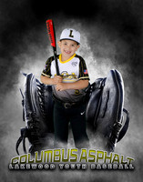 Baseball Softball Glove Individual Template