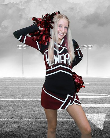 White Out Football Individual Template