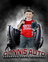 Baseball Softball Glove Individual Template