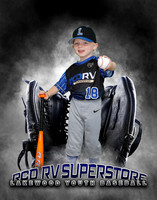 Baseball Softball Glove Individual Template